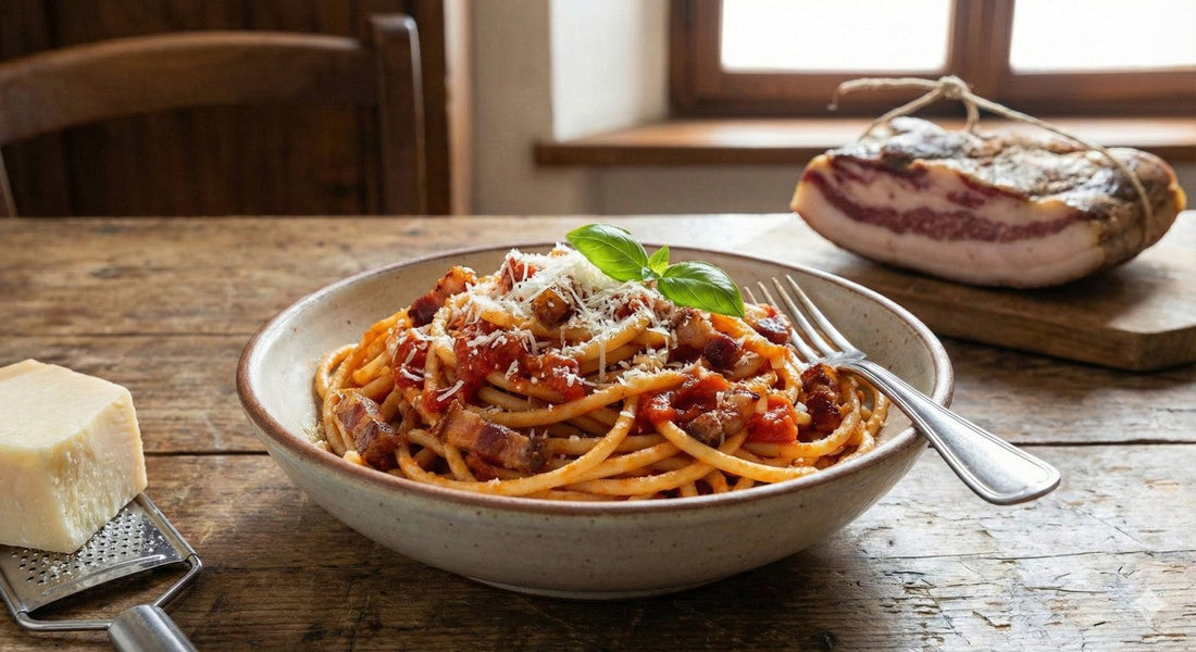 Spaghetti all'Amatriciana. La ricetta 
