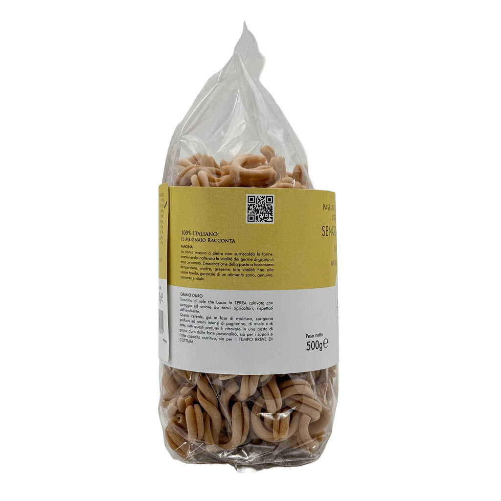 Specialità Integrale Senatore Cappelli Caserecce 500g  -  Mulino Terrevive - vaigustando