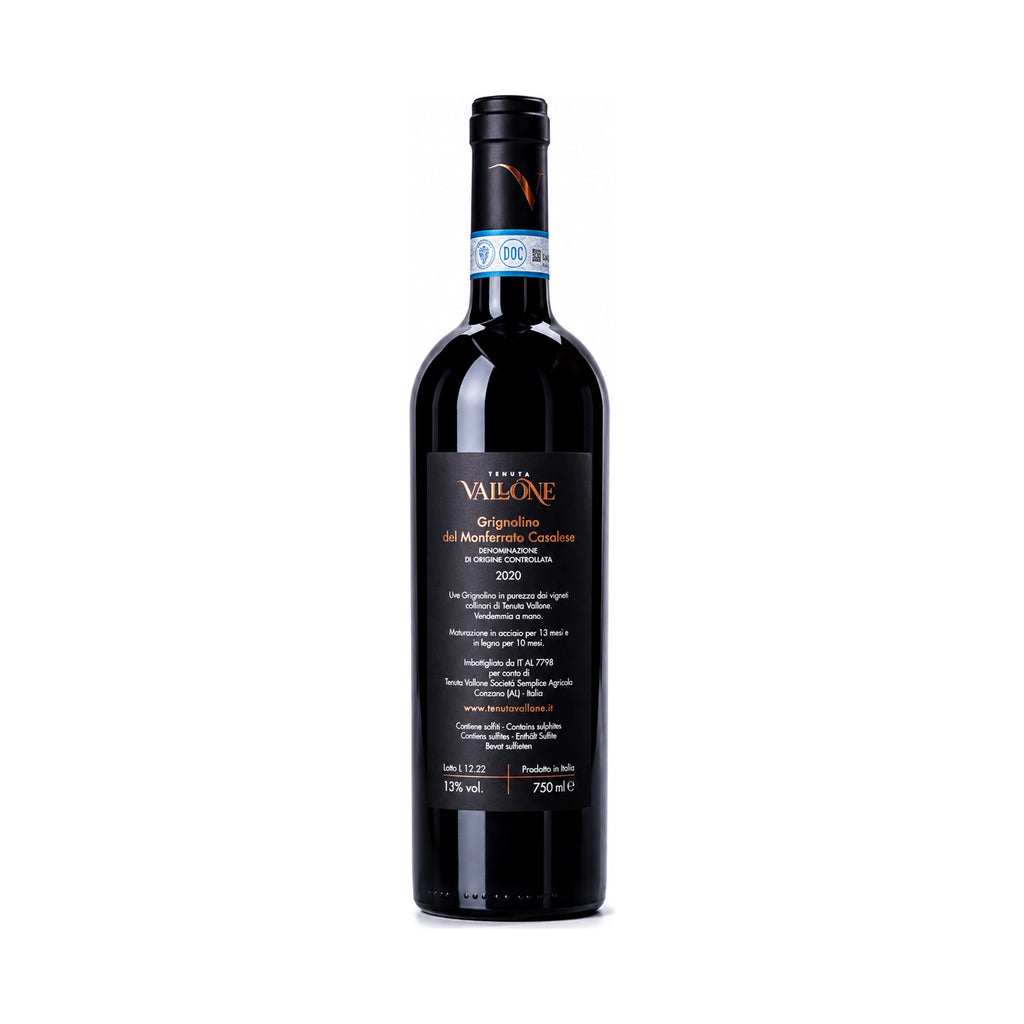 Grignolino del Monferrato Casalese DOC - Selezione  -  Tenuta Vallone - vaigustando