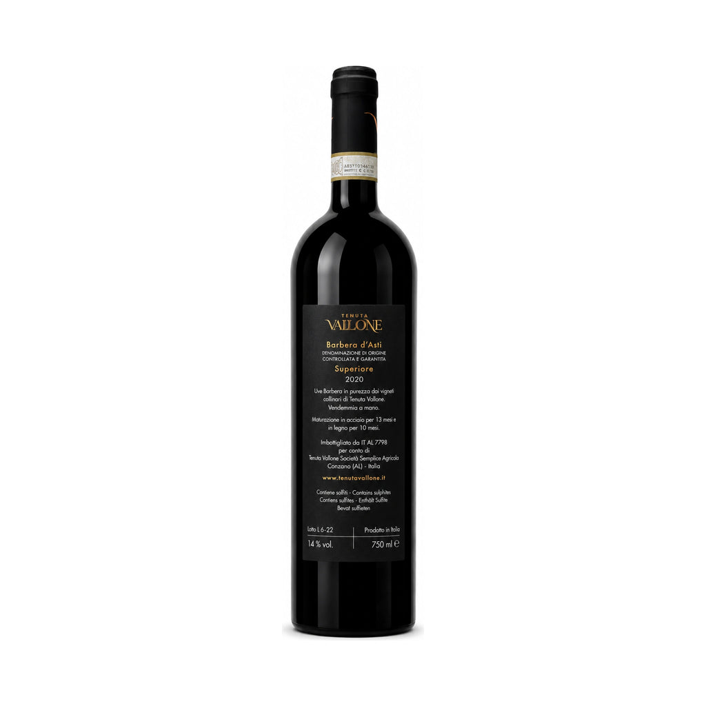 Barbera d’Asti DOCG Superiore  -  Tenuta Vallone - vaigustando