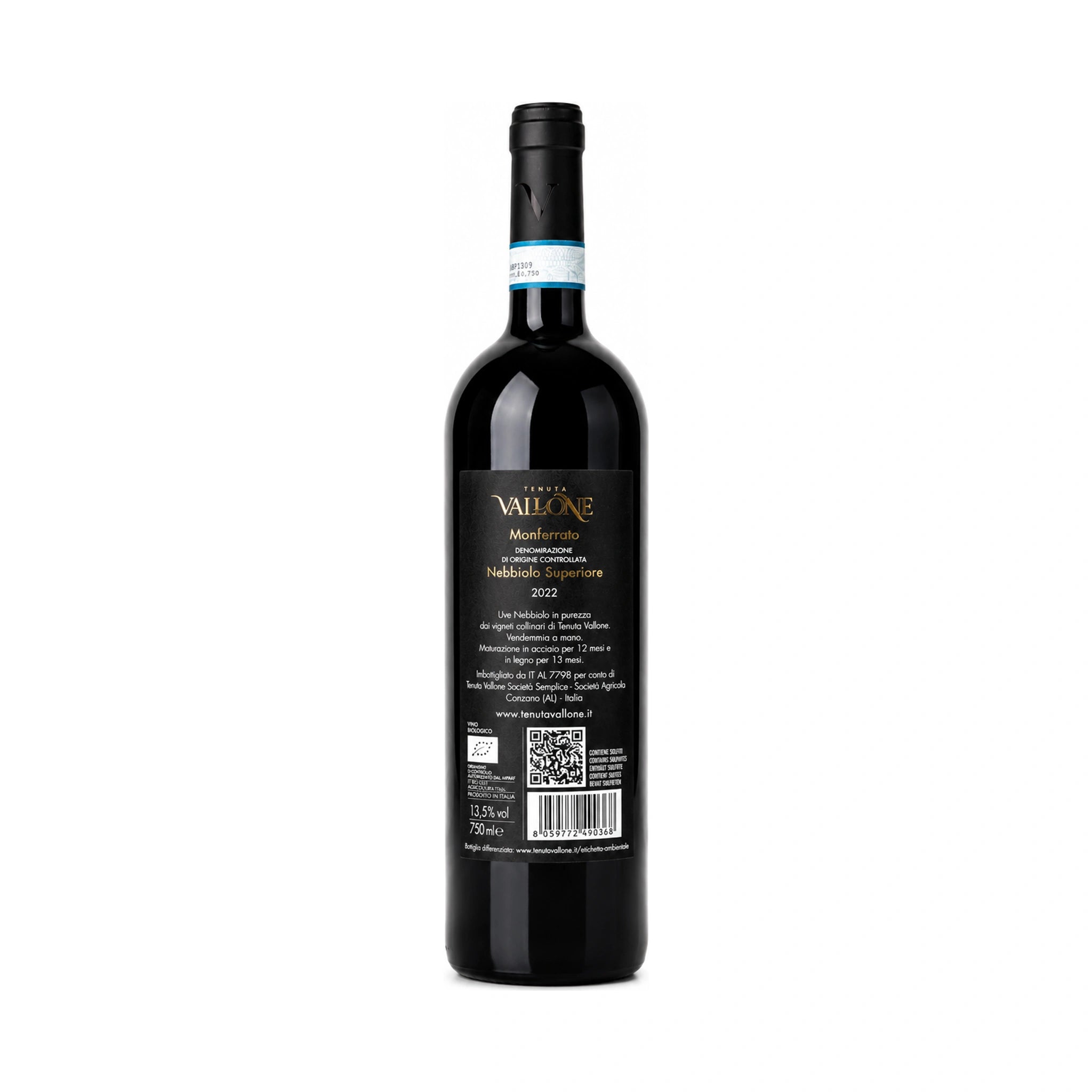 Monferrato DOC Nebbiolo Superiore - BIO