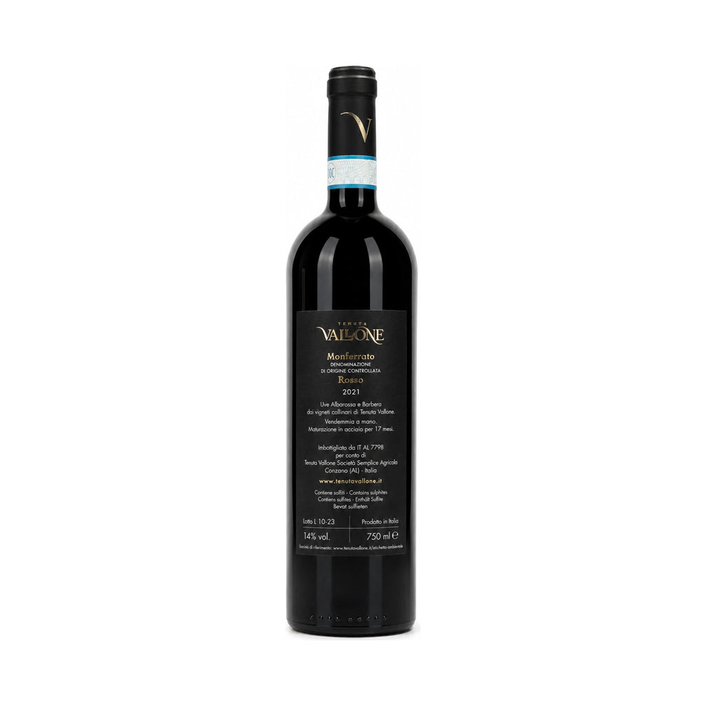 Monferrato DOC Rosso Tabàr - Origine  -  Tenuta Vallone - vaigustando
