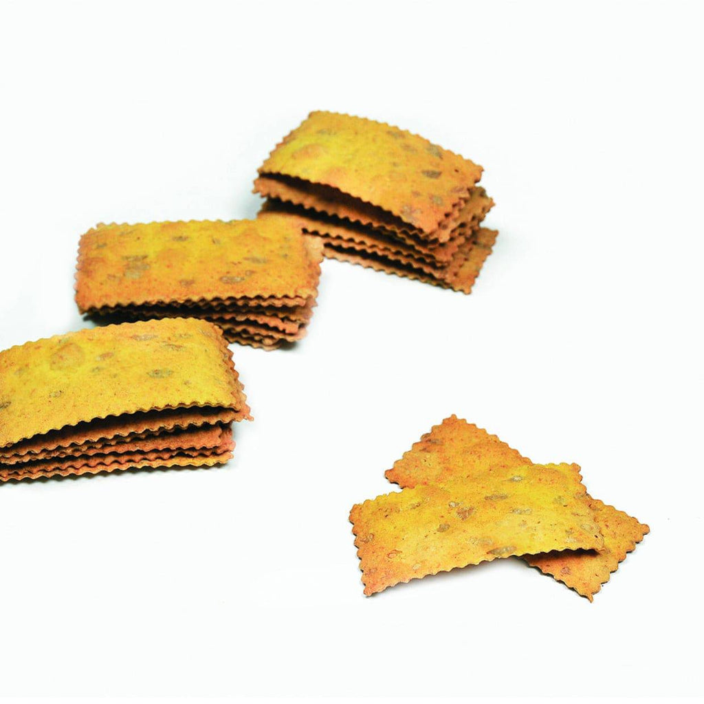Crackers senza lievito alla Curcuma 150g  -  Bottega Bianchin - vaigustando