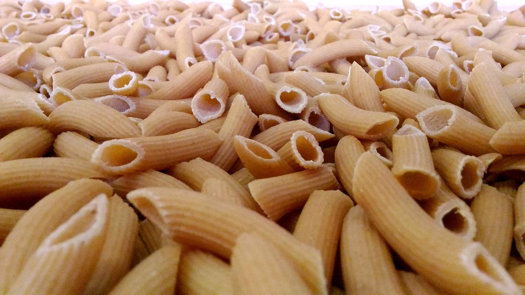 Pasta Integrale Grano Duro Linea Oro  Mezze Penne 500g - BIO  -  Mulino Terrevive - vaigustando