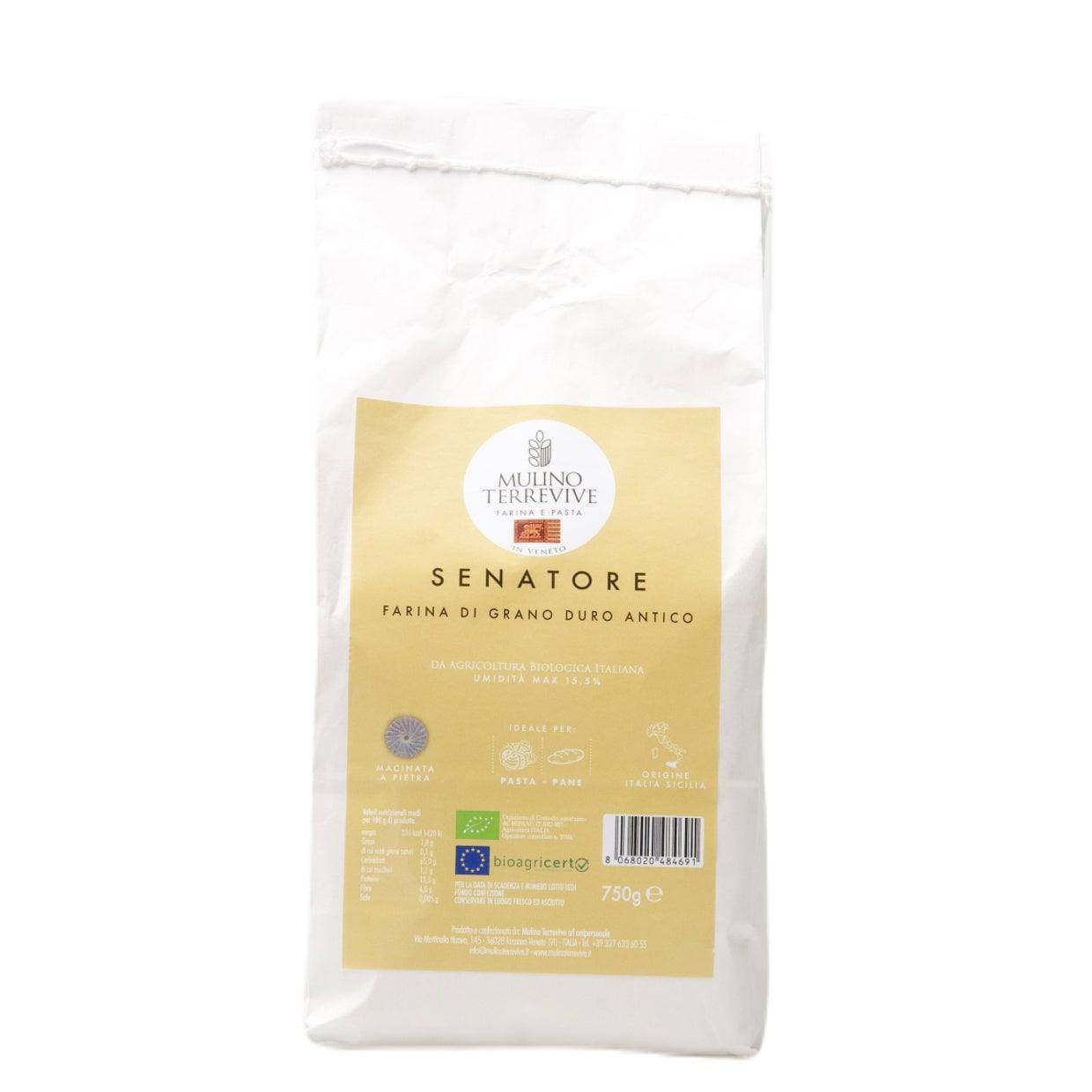 Senatore Farina di grano duro antico  -  Mulino Terrevive - vaigustando